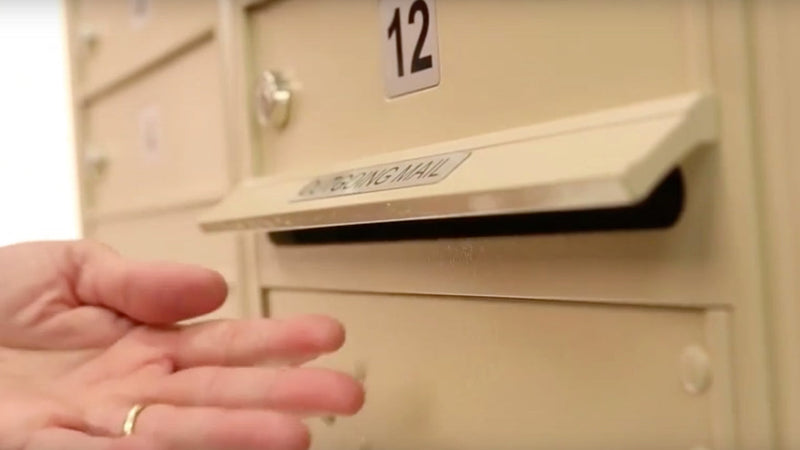 12 Door USPS Cluster Mailbox CBU with 1 Parcel Locker, Pedestal Included