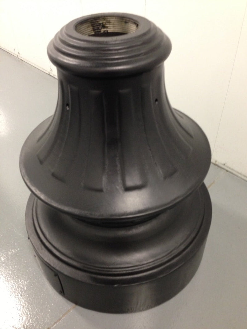 Affordable Decorative Municipal Quality LED Street Light Fixture, Pole, and Pedestal Combo