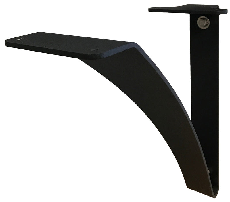 Spira Postbox Unique Post Mount Mailbox without Newspaper Holder - Black