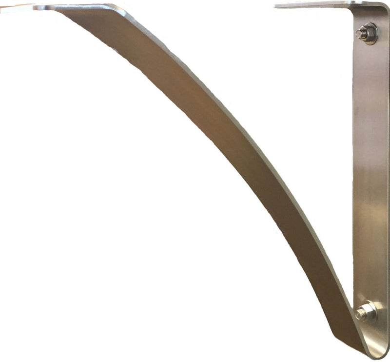 Spira Postbox Unique Post Mount Mailbox without Newspaper Holder - Stainless Steel