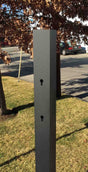 Spira Postbox Unique Post Mount Mailbox without Newspaper Holder - Stainless Steel