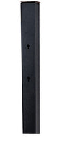 Spira Postbox Unique Post Mount Mailbox without Newspaper Holder - Black