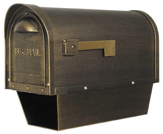 Classic Curbside Mailbox with Newspaper Tube