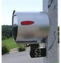 Two-Sided Address Plate with 4 Inch Address Numbers (up to 5)