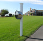 Spira Postbox Unique Post Mount Mailbox - Stainless Steel