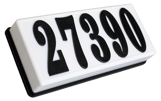 Serrano (Classic) Lighted Address Plaque "Do it yourself kit" (Black frame color)