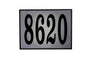 QualArc Serrano (XX-Large) Lighted Address Plaque LED Building Sign (Black Frame color only)