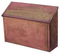 Streetscape Huntington Brass Wall Mount Locking Mailbox