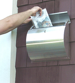 Spira Unique Wall Mount Mailbox - Black
