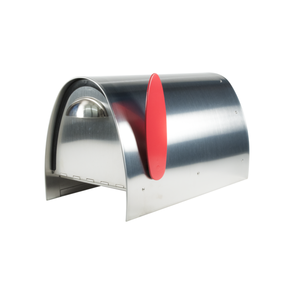 Spira Postbox Unique Post Mount Mailbox without Newspaper Holder - Stainless Steel