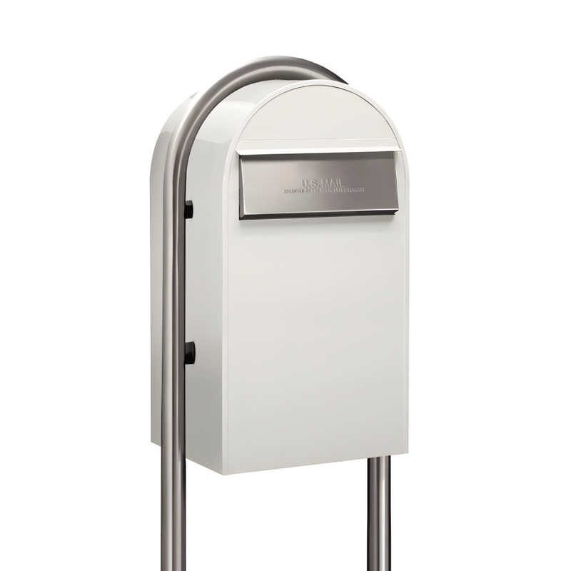 USPS Bobi Grande (B) Rear Access White Mailbox
