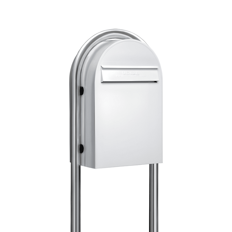 USPS Bobi Classic (B) Rear Access Mailbox White