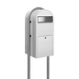 Bobi Jumbo Front Access Package Mailbox and Round Post Combo - Multiple Color Options