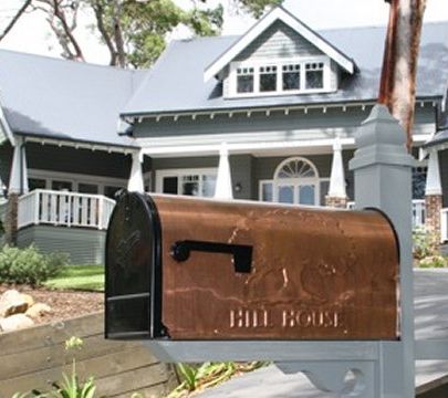 Copper Overlay Mailbox