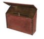 Streetscape Huntington Brass Wall Mount Locking Mailbox