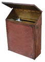 Streetscape Manhattan Brass Wall Mount Locking Mailbox