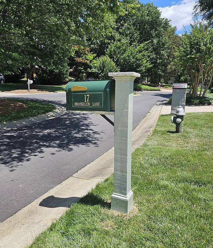 Whitehall Streetside Mailbox (Optional Accessories)
