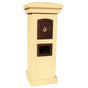 Manchester Non-Locking Column Mount Mailbox with Plain Door