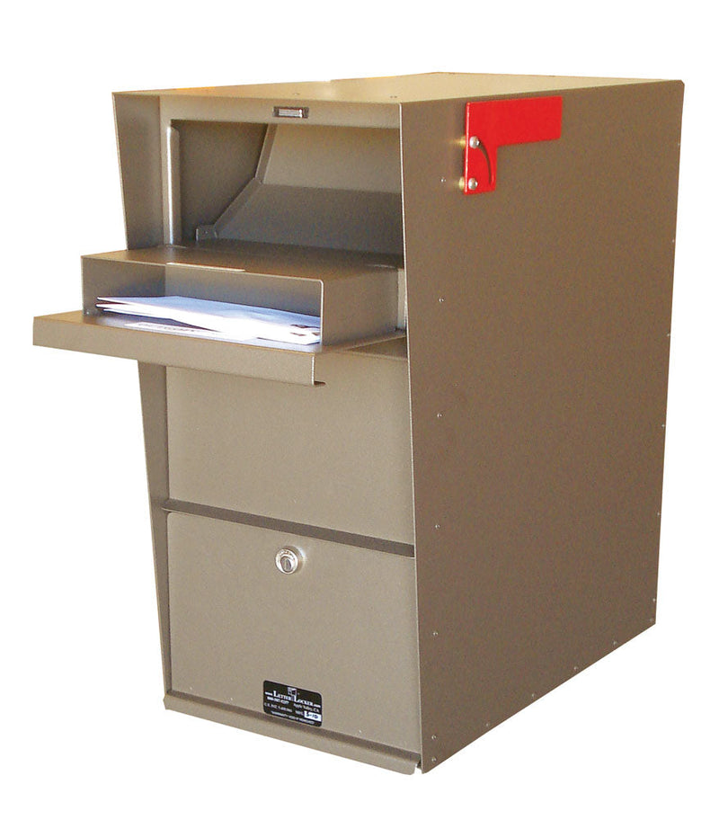 Super Aluminum Rear Access Letter Locker