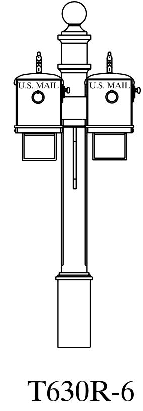 Twin Mailbox Deluxe System # 5