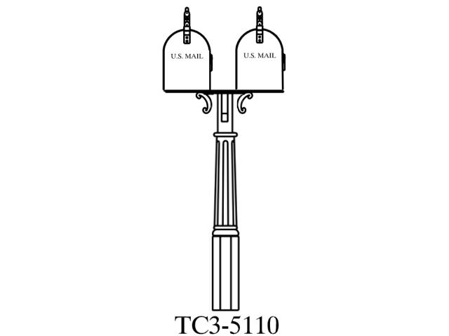 Twin Mailbox Standard System # 6
