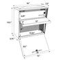 Mail Boss Ultimate High Security Locking Townhouse Wall Mount Mailbox
