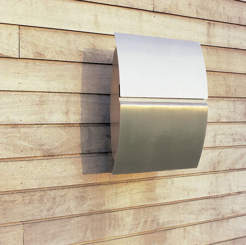 Stainless Steel Modern, Contemporary Vega Galaxy Mailbox