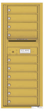 Florence 4C Horizontal Mailbox - 10 Doors - 12 Doors High Private Access