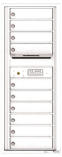 Florence 4C Horizontal Mailbox - 10 Doors - 12 Doors High Private Access