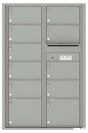 Florence 4C Horizontal Mailbox - 11 Doors - 13 Doors High - Double Column Private Access