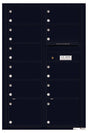 Florence 4C Horizontal Mailbox - 11 Doors - 13 Doors High - Double Column Private Access
