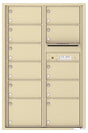 Florence 4C Horizontal Mailbox - 11 Doors - 13 Doors High - Double Column Private Access