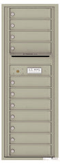 Florence 4C Horizontal Mailbox - 11 Doors - 13 Doors High - Single Column Private Access