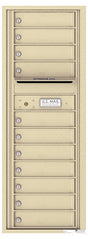 Florence 4C Horizontal Mailbox - 11 Doors - 13 Doors High - Single Column Private Access