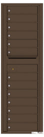 Versatile Front Loading Commercial Mailbox with 13 Tenant Doors-Antique Bronze (AB)