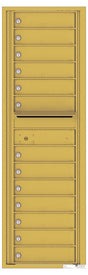 Florence 4C Horizontal Mailbox - 13 Doors - 15 Doors High - Single Column Private Access