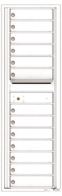 Florence 4C Horizontal Mailbox - 13 Doors - 15 Doors High - Single Column Private Access