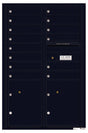 Florence 4C Horizontal Mailbox - 14 Doors, 2 Parcel Lockers - 13 Doors High USPS Access