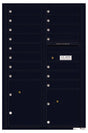 Florence 4C Horizontal Mailbox - 15 Doors, 2 Parcel Lockers - 13 Doors High USPS Access