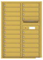 Florence 4C Horizontal Mailbox - 22 Doors - 12 Doors High Private Access