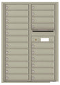 Florence 4C Horizontal Mailbox - 22 Doors - 12 Doors High Private Access