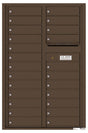 Versatile Front Loading Commercial Mailbox with 24 Tenant Compartments and Outgoing Mail Slot - Double Column-Antique Bronze (AB)