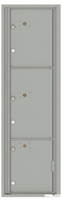 Florence 4C Horizontal Mailbox - 3 Parcel Lockers - Max Height Private Access