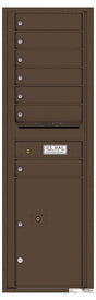 Versatile Front Loading Commercial Mailbox with 7 Tenant Doors and 1 Parcel Locker-Antique Bronze (AB)