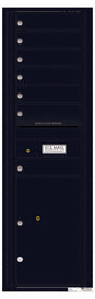 Florence 4C Horizontal Mailbox - 7 Doors, 1 Parcel Locker - 15 Doors High Private Access