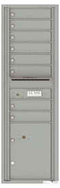 Florence 4C Horizontal Mailbox - 8 Doors, 1 Parcel Locker - 15 Doors High USPS Access