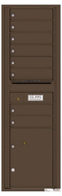 Versatile Front Loading Commercial Mailbox with 8 Tenant Doors and 1 Parcel Locker-Antique Bronze (AB)