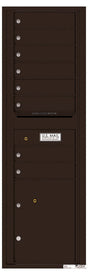Florence 4C Horizontal Mailbox - 8 Doors, 1 Parcel Locker - 15 Doors High USPS Access