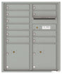 Florence 4C Horizontal Mailbox - 10 Doors, 2 Parcel Lockers - ADA Compliant Max Height Private Access