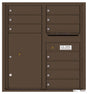 Versatile Front Loading Double Column Commercial Mailbox with 10 Tenant Doors and 1 Parcel Locker-Antique Bronze (AB)